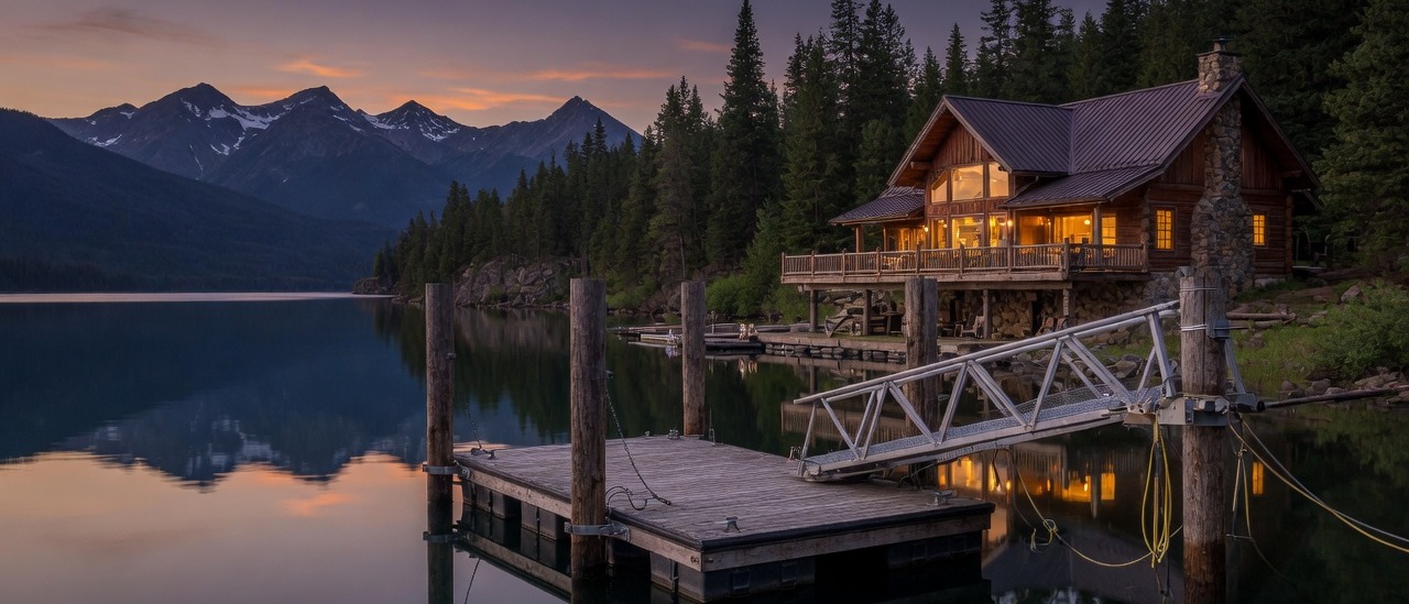 North Kootenays lakefront